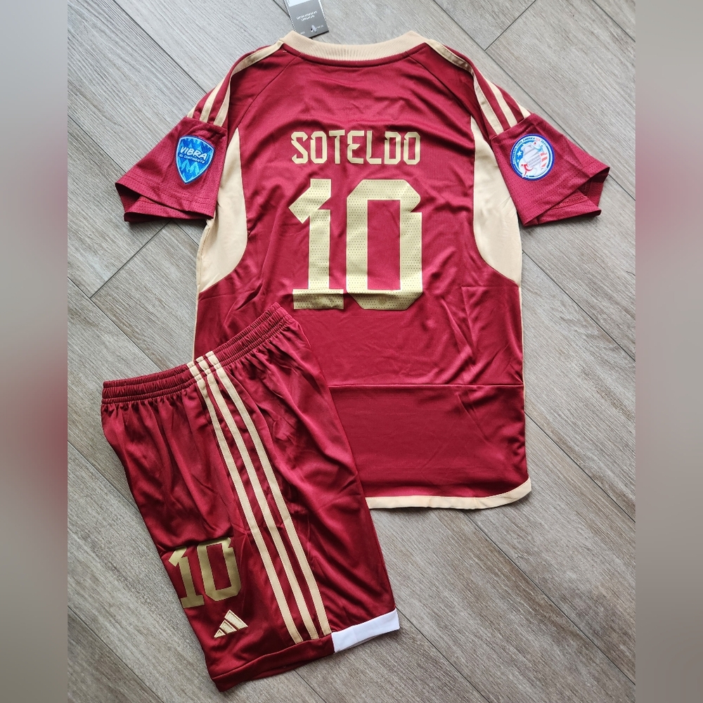 Boys Set Soccer Team Venezuela 2024 Soteldo #10 (La Vinotinto)